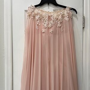Terani Couture Pink Maxi Dress